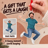 Custom Photo Jumping Joy Acrylic Ornament — Gift inspiration