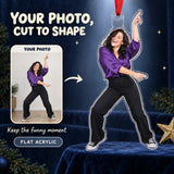 Custom Photo Dance Floor Legend Acrylic Ornament — Main design