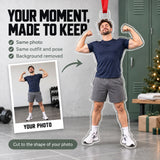 Custom Photo Flex Champion Acrylic Ornament — Personalization example