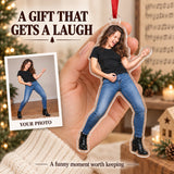 Custom Photo Air Guitar Hero Acrylic Ornament — Gift inspiration