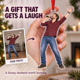Custom Photo Karaoke Superstar Acrylic Ornament — Gift inspiration