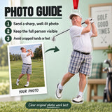 Custom Photo Golf Goof Acrylic Ornament — Personalization guide