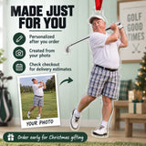 Custom Photo Golf Goof Acrylic Ornament — Production and delivery