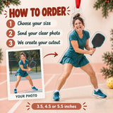 Custom Photo Pickleball Pose Acrylic Ornament — How to order