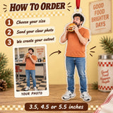Custom Photo Big Bite Moment Acrylic Ornament — How to order
