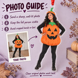 Custom Photo Costume Comedy Acrylic Ornament — Personalization guide