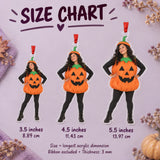 Custom Photo Costume Comedy Acrylic Ornament — Size guide