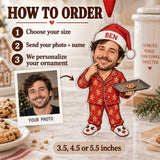 Custom Photo Face Cookie Quality Control Acrylic Ornament — How to order