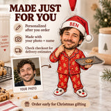 Custom Photo Face Cookie Quality Control Acrylic Ornament — Production and delivery