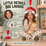 Custom Photo Face Snack Stash Guardian Acrylic Ornament — Product details