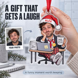 Custom Photo Face Meeting Survivor Acrylic Ornament — Gift inspiration