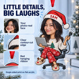 Custom Photo Face IT Restart Specialist Acrylic Ornament — Product details