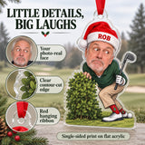 Custom Photo Face Golf Ball Search Acrylic Ornament — Product details