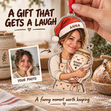 Custom Photo Face Sourdough Babysitter Acrylic Ornament — Gift inspiration