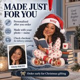 Custom Photo Face One More Chapter Acrylic Ornament — Production and delivery