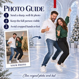Custom Photo Couple Dance Floor Acrylic Ornament — Personalization guide