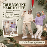 Custom Photo Grandparents Goofballs Acrylic Ornament — Personalization example