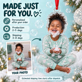 Custom Photo Bubble Beard Acrylic Ornament — Production and delivery