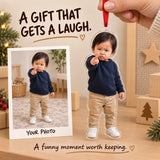Custom Photo Tiny Boss Point Acrylic Ornament — Gift inspiration
