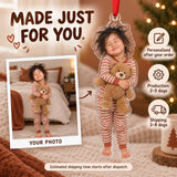 Custom Photo Bedhead Morning Acrylic Ornament — Production and delivery
