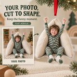 Custom Photo Pillow Fort Captain Acrylic Ornament — Main design