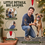 Custom Photo Dog Muddy Paws Acrylic Ornament — Product details