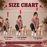 Custom Photo Puppy Shoe Thief Acrylic Ornament — Size guide