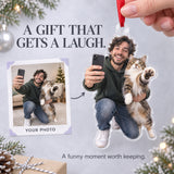 Custom Photo Cat Selfie Block Acrylic Ornament — Gift inspiration