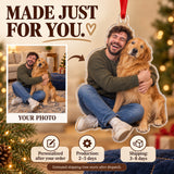 Custom Photo Golden Side Eye Acrylic Ornament — Production and delivery