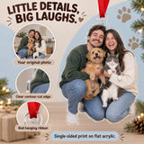 Custom Photo Two Pets One Selfie Acrylic Ornament — Product details