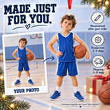 Custom Photo Basketball Mini Coach Acrylic Ornament — Production and delivery