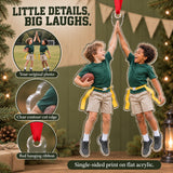 Custom Photo Flag Football High Five Acrylic Ornament — Product details