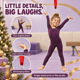 Custom Photo Gymnast Tada Face Acrylic Ornament — Product details