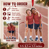 Custom Photo Track Finish Smile Acrylic Ornament — How to order