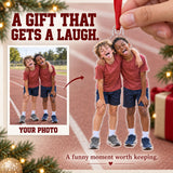 Custom Photo Track Finish Smile Acrylic Ornament — Gift inspiration