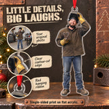 Custom Photo Welder Proud Creation Acrylic Ornament — Product details
