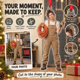 Custom Photo Electrician Cable Puzzle Acrylic Ornament — Personalization example