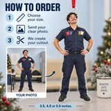 Custom Photo EMT Snack Pockets Acrylic Ornament — How to order