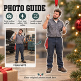 Custom Photo Mechanic Tiny Bolt Acrylic Ornament — Personalization guide