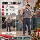 Custom Photo Mechanic Tiny Bolt Acrylic Ornament — How to order