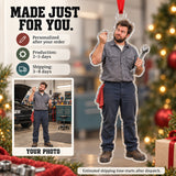 Custom Photo Mechanic Tiny Bolt Acrylic Ornament — Production and delivery