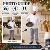 Custom Photo Chef Tiny Pancake Acrylic Ornament — Personalization guide