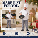 Custom Photo Chef Tiny Pancake Acrylic Ornament — Production and delivery