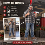 Custom Photo Truck Driver Mini Rig Acrylic Ornament — How to order