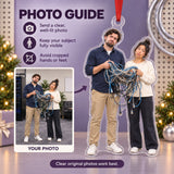Custom Photo IT Cable Spaghetti Acrylic Ornament — Personalization guide