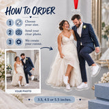 Custom Photo Sneakers Under the Dress Acrylic Ornament — How to order