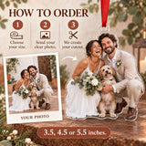 Custom Photo Wedding Photo Photobomb Acrylic Ornament — How to order