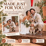 Custom Photo Wedding Photo Photobomb Acrylic Ornament — Production and delivery