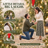Custom Photo Proposal Surprise Face Acrylic Ornament — Product details
