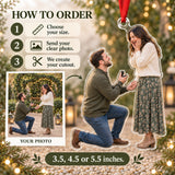 Custom Photo Proposal Surprise Face Acrylic Ornament — How to order